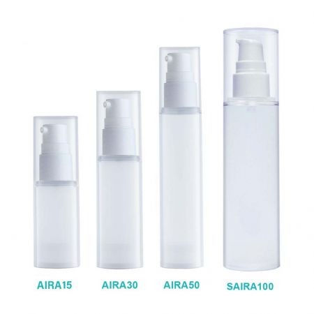 Bouteille en plastique sans air AIRA.